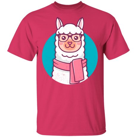 T-Shirts Heliconia / S Kawaii Hipster Llama T-Shirt