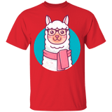 T-Shirts Red / YXS Kawaii Hipster Llama Youth T-Shirt