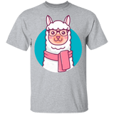 T-Shirts Sport Grey / YXS Kawaii Hipster Llama Youth T-Shirt