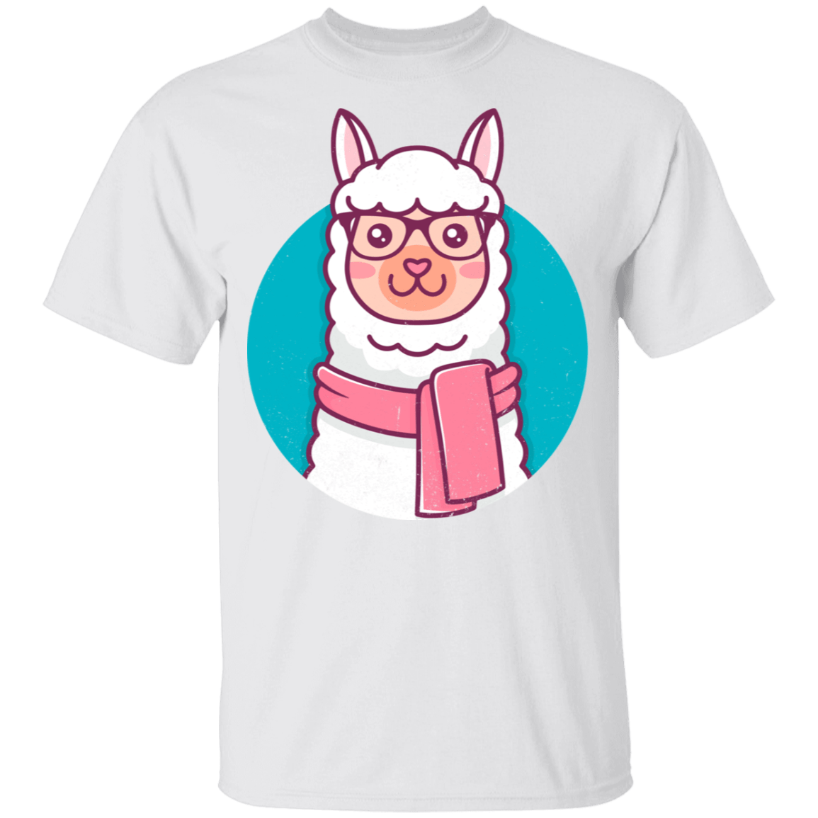 T-Shirts White / YXS Kawaii Hipster Llama Youth T-Shirt