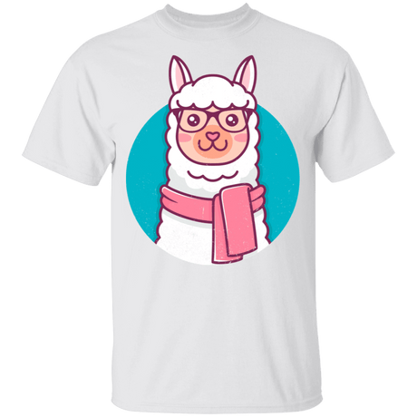 T-Shirts White / YXS Kawaii Hipster Llama Youth T-Shirt