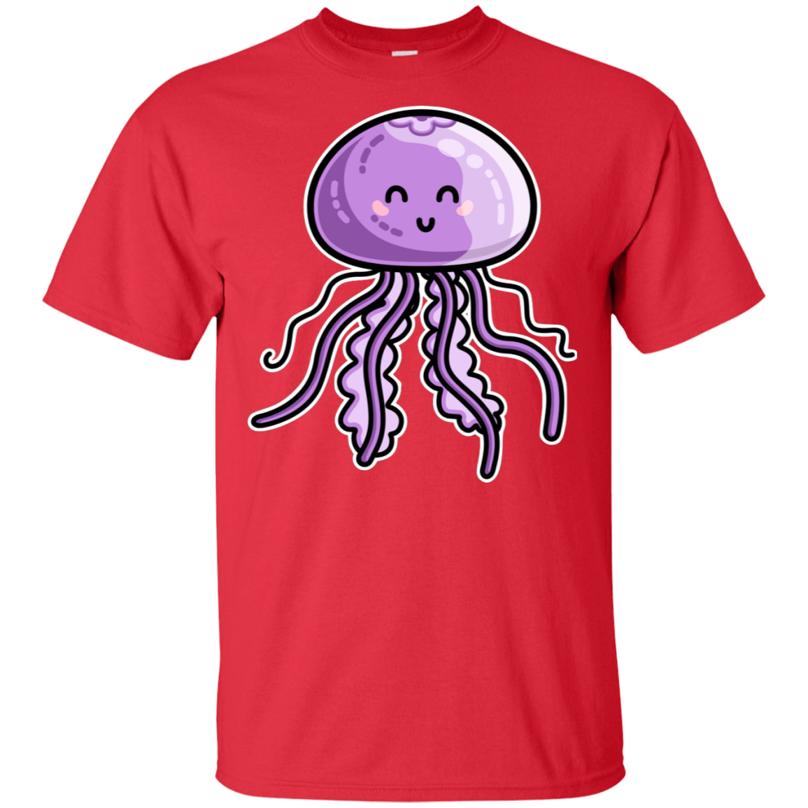 T-Shirts Red / S Kawaii Jellyfish T-Shirt