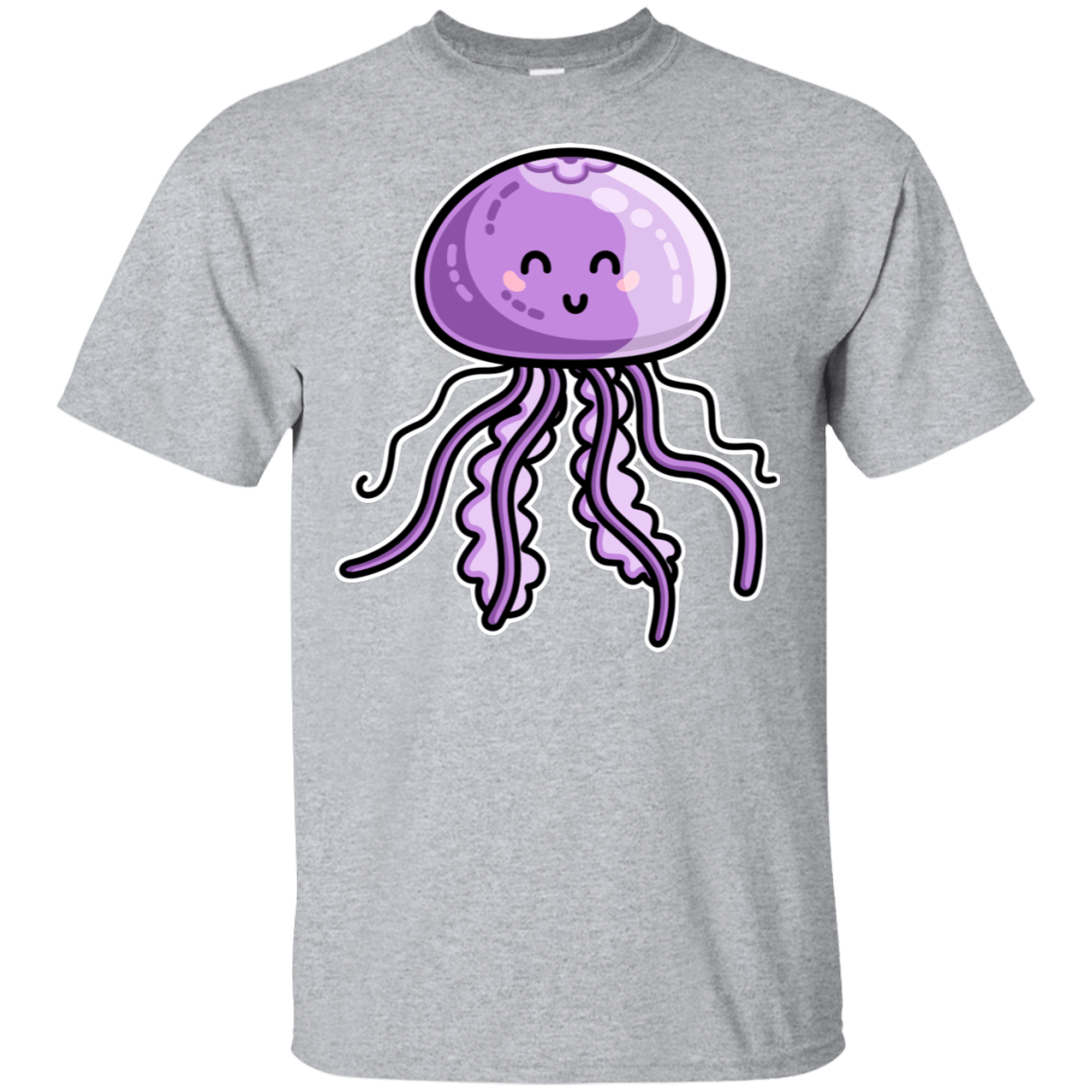 T-Shirts Sport Grey / S Kawaii Jellyfish T-Shirt