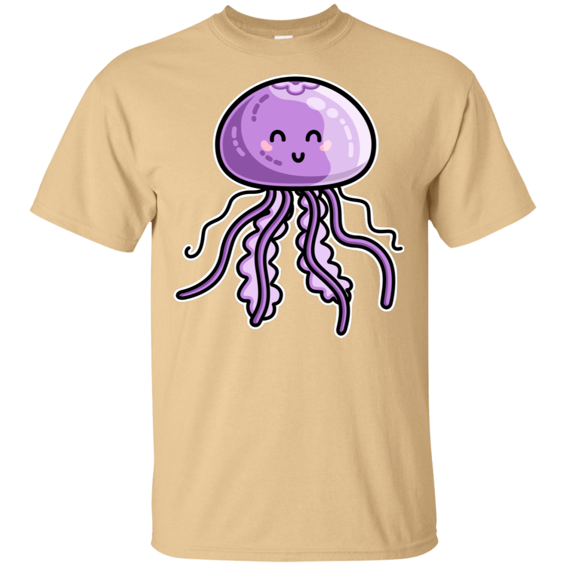 T-Shirts Vegas Gold / S Kawaii Jellyfish T-Shirt