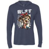 T-Shirts Vintage Navy / X-Small Kawaii Kill Triblend Long Sleeve Hoodie Tee