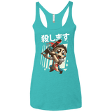 T-Shirts Tahiti Blue / X-Small Kawaii Kill Women's Triblend Racerback Tank