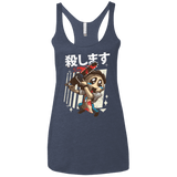 T-Shirts Vintage Navy / X-Small Kawaii Kill Women's Triblend Racerback Tank