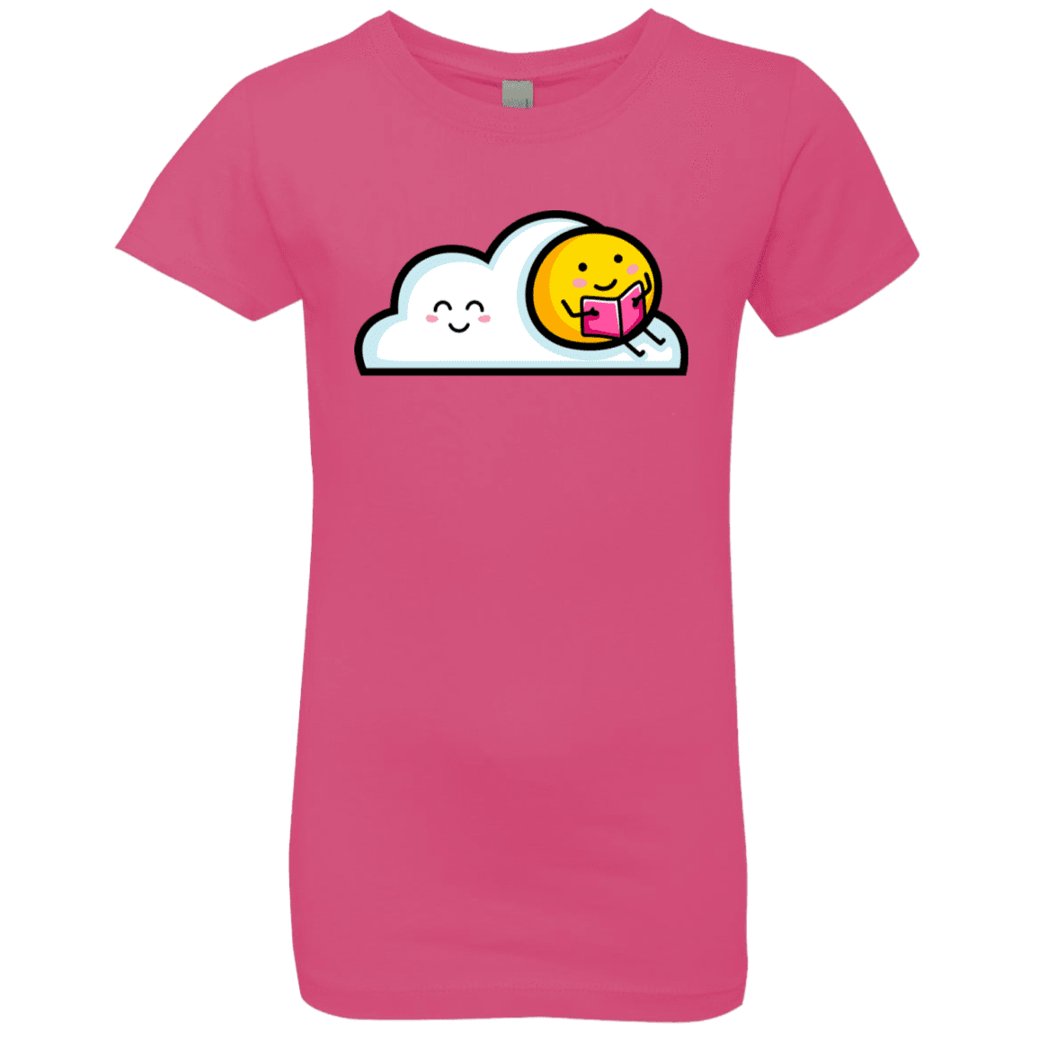 T-Shirts Hot Pink / YXS Kawaii Love Summer Reading Girls Premium T-Shirt