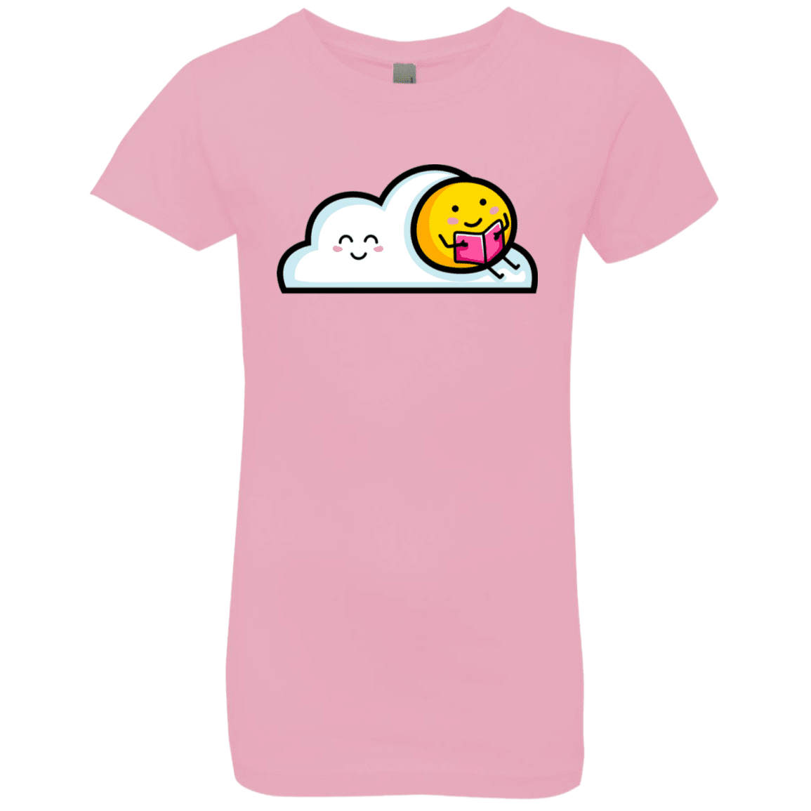 T-Shirts Light Pink / YXS Kawaii Love Summer Reading Girls Premium T-Shirt