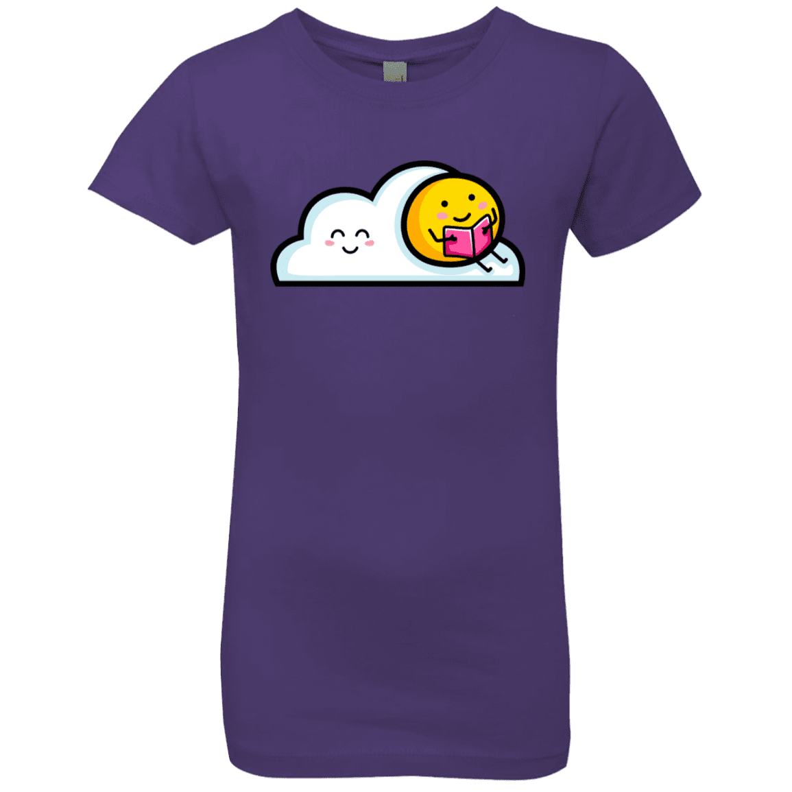 T-Shirts Purple Rush / YXS Kawaii Love Summer Reading Girls Premium T-Shirt