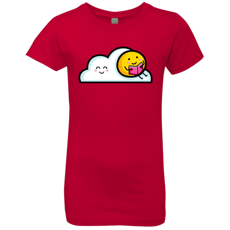 T-Shirts Red / YXS Kawaii Love Summer Reading Girls Premium T-Shirt