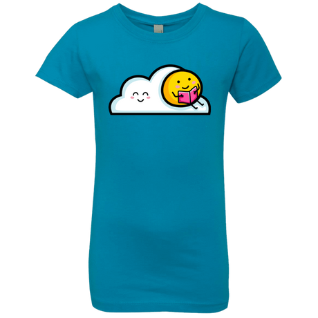 T-Shirts Turquoise / YXS Kawaii Love Summer Reading Girls Premium T-Shirt