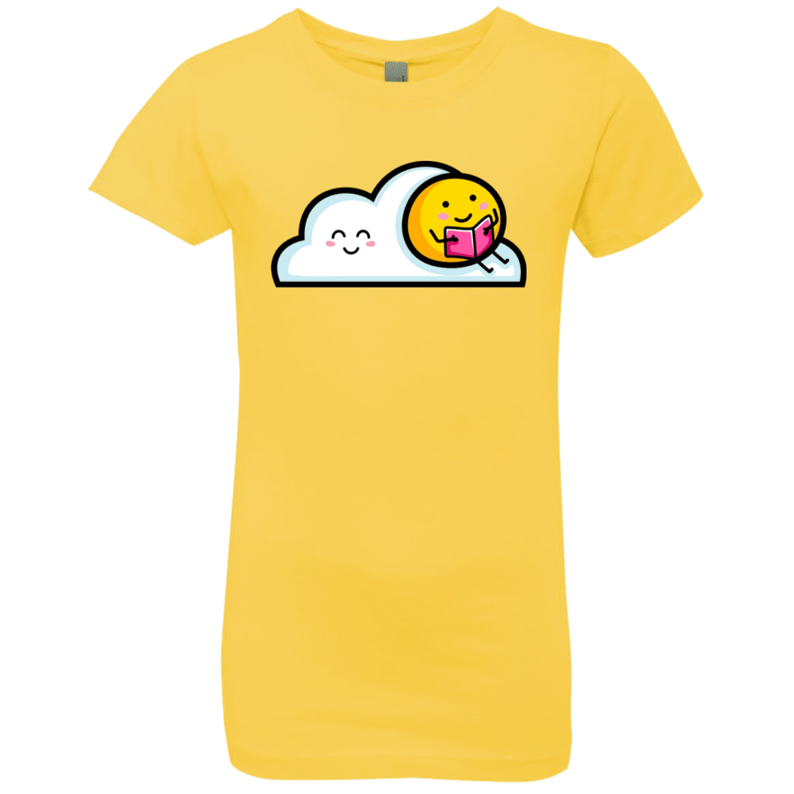 T-Shirts Vibrant Yellow / YXS Kawaii Love Summer Reading Girls Premium T-Shirt