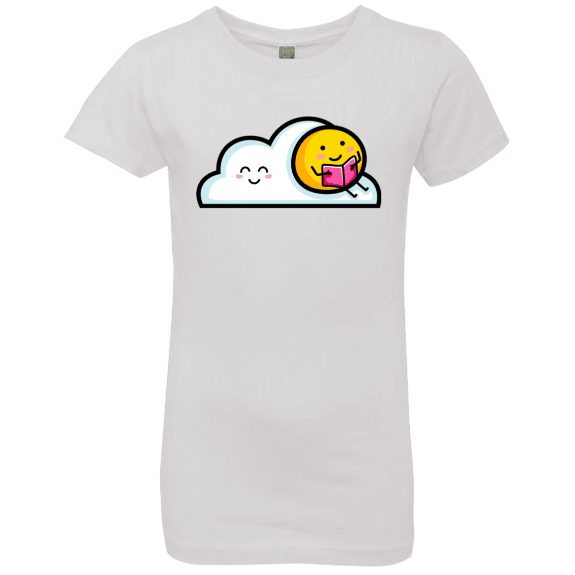 T-Shirts White / YXS Kawaii Love Summer Reading Girls Premium T-Shirt