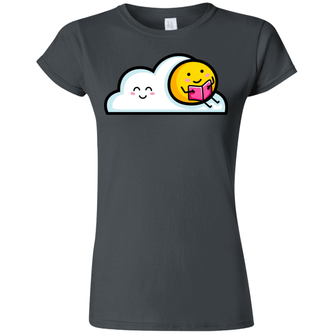 T-Shirts Charcoal / S Kawaii Love Summer Reading Junior Slimmer-Fit T-Shirt