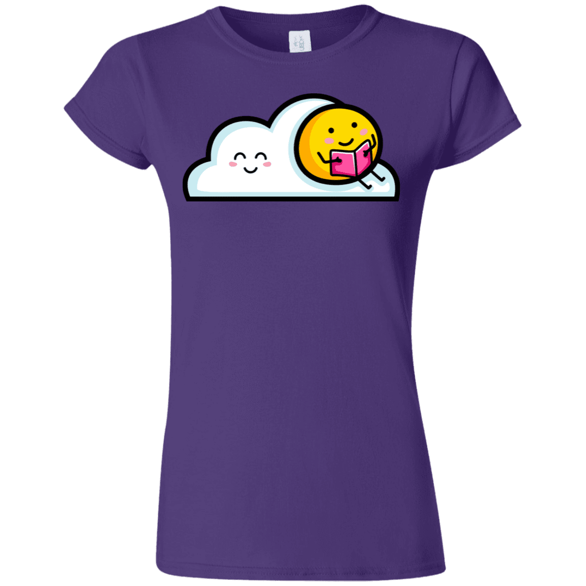 T-Shirts Purple / S Kawaii Love Summer Reading Junior Slimmer-Fit T-Shirt