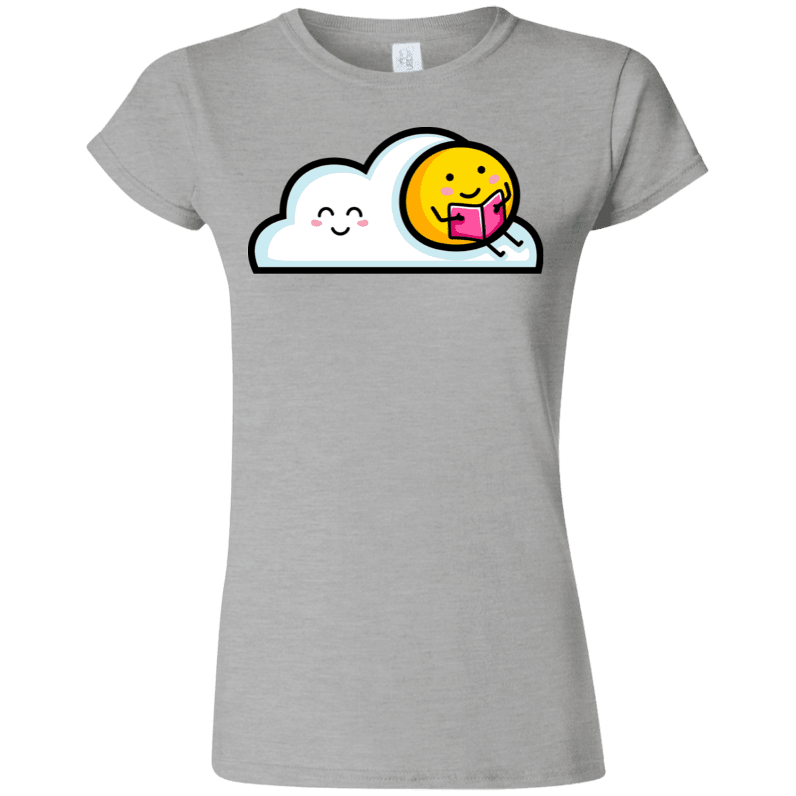 T-Shirts Sport Grey / S Kawaii Love Summer Reading Junior Slimmer-Fit T-Shirt