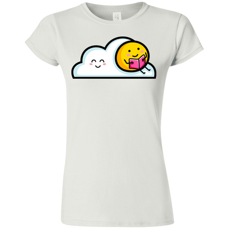 T-Shirts White / S Kawaii Love Summer Reading Junior Slimmer-Fit T-Shirt