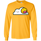 T-Shirts Gold / S Kawaii Love Summer Reading Men's Long Sleeve T-Shirt