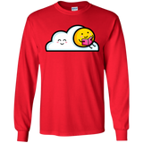 T-Shirts Red / S Kawaii Love Summer Reading Men's Long Sleeve T-Shirt