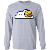 T-Shirts Sport Grey / S Kawaii Love Summer Reading Men's Long Sleeve T-Shirt