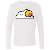 T-Shirts White / S Kawaii Love Summer Reading Men's Premium Long Sleeve