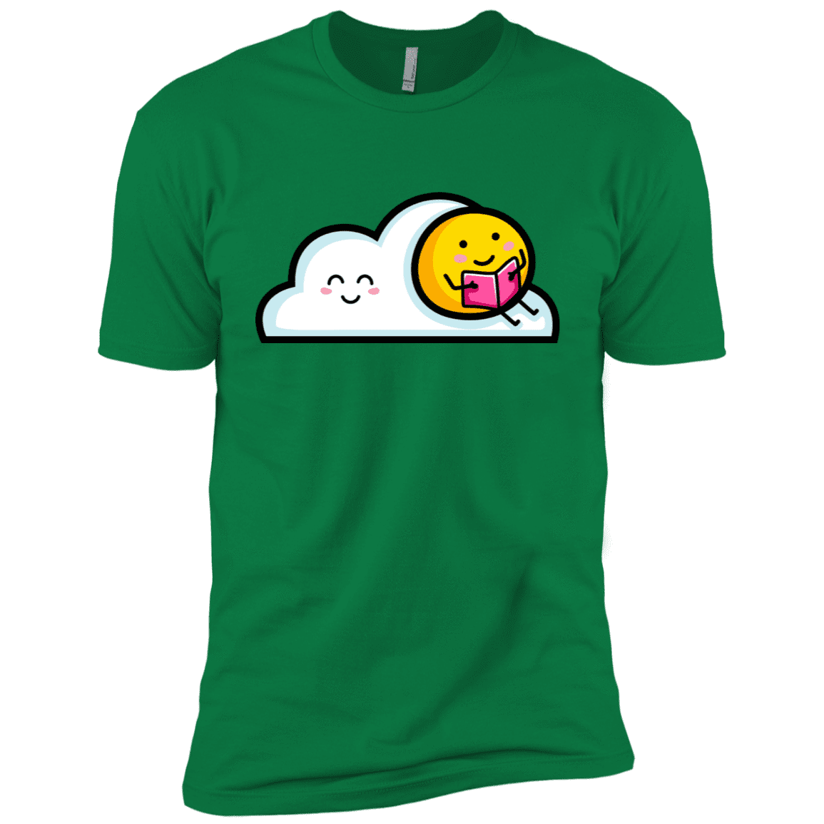 T-Shirts Kelly Green / X-Small Kawaii Love Summer Reading Men's Premium T-Shirt
