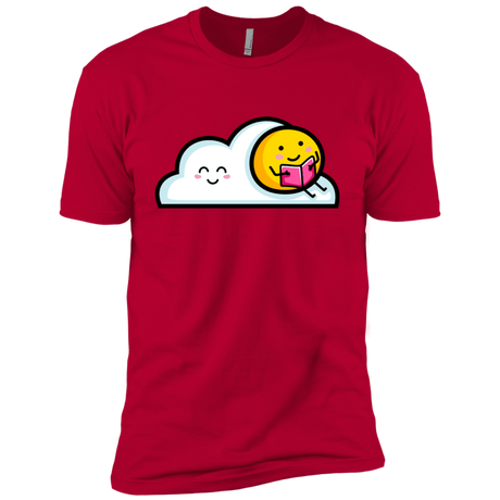 T-Shirts Red / X-Small Kawaii Love Summer Reading Men's Premium T-Shirt