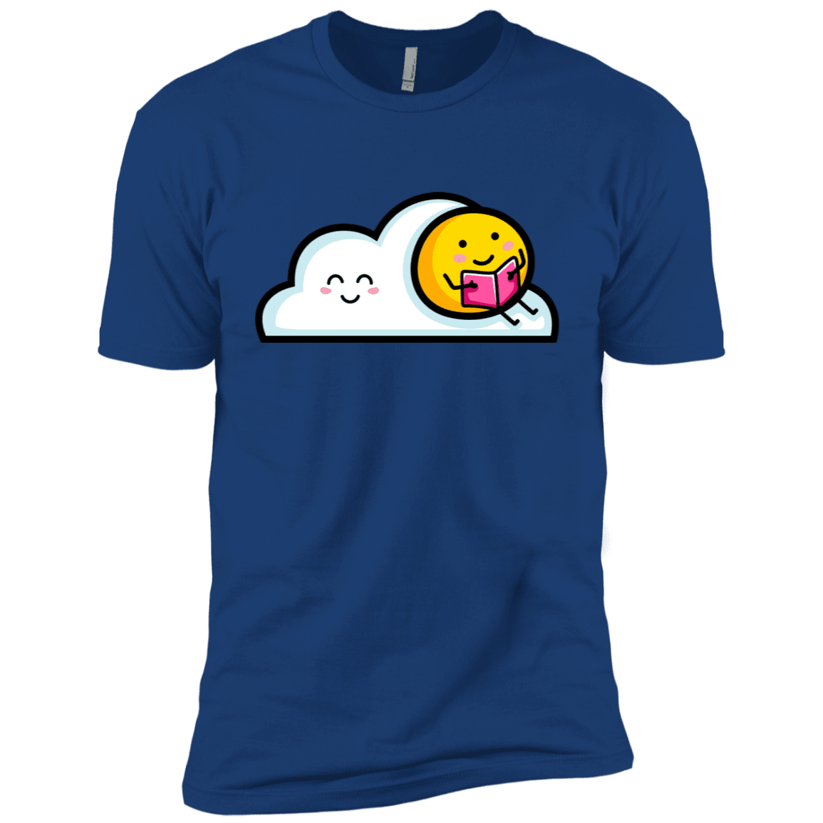 T-Shirts Royal / X-Small Kawaii Love Summer Reading Men's Premium T-Shirt