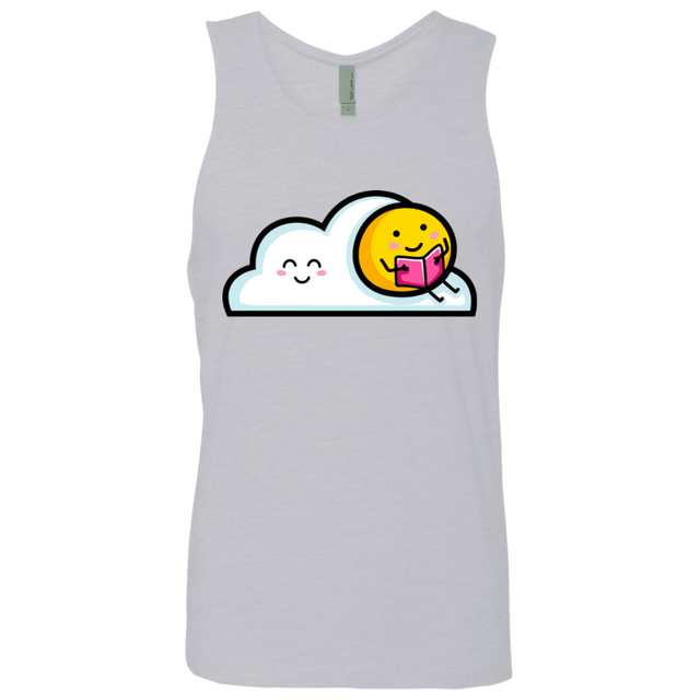 T-Shirts Heather Grey / S Kawaii Love Summer Reading Men's Premium Tank Top