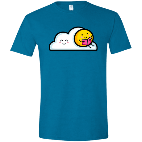 T-Shirts Antique Sapphire / S Kawaii Love Summer Reading Men's Semi-Fitted Softstyle