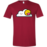 T-Shirts Cardinal Red / S Kawaii Love Summer Reading Men's Semi-Fitted Softstyle