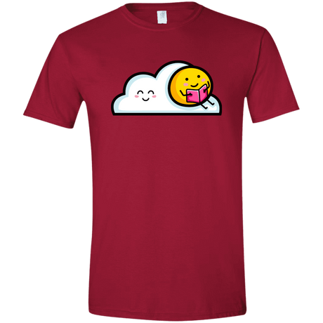 T-Shirts Cardinal Red / S Kawaii Love Summer Reading Men's Semi-Fitted Softstyle