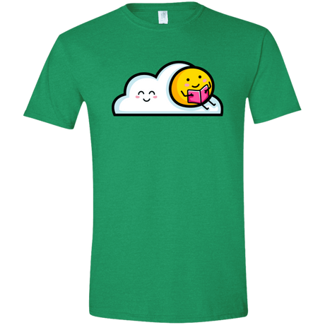 T-Shirts Heather Irish Green / M Kawaii Love Summer Reading Men's Semi-Fitted Softstyle