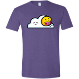 T-Shirts Heather Purple / S Kawaii Love Summer Reading Men's Semi-Fitted Softstyle