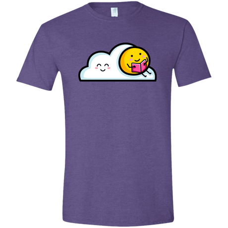 T-Shirts Heather Purple / S Kawaii Love Summer Reading Men's Semi-Fitted Softstyle