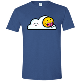 T-Shirts Heather Royal / X-Small Kawaii Love Summer Reading Men's Semi-Fitted Softstyle