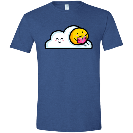 T-Shirts Heather Royal / X-Small Kawaii Love Summer Reading Men's Semi-Fitted Softstyle
