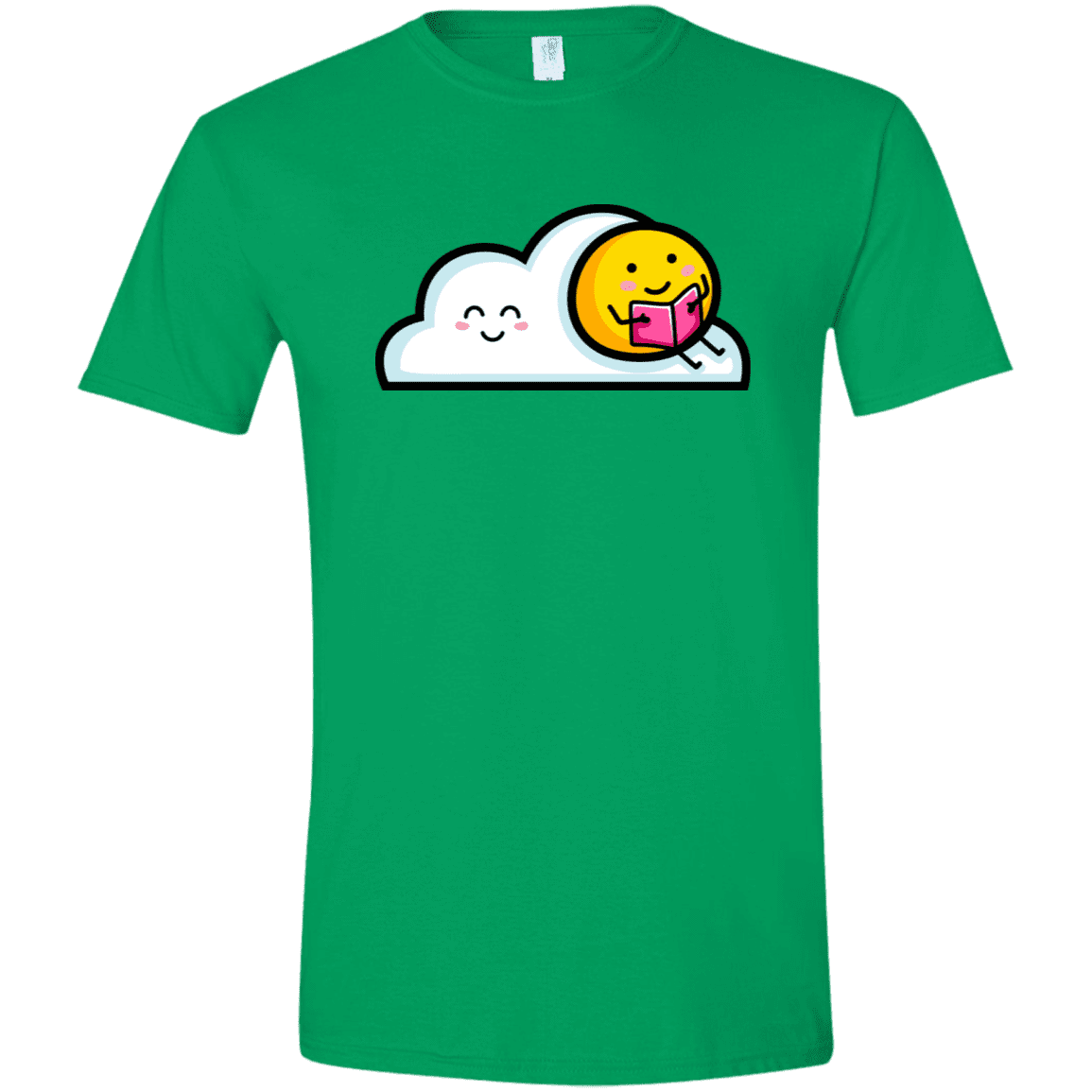 T-Shirts Irish Green / S Kawaii Love Summer Reading Men's Semi-Fitted Softstyle