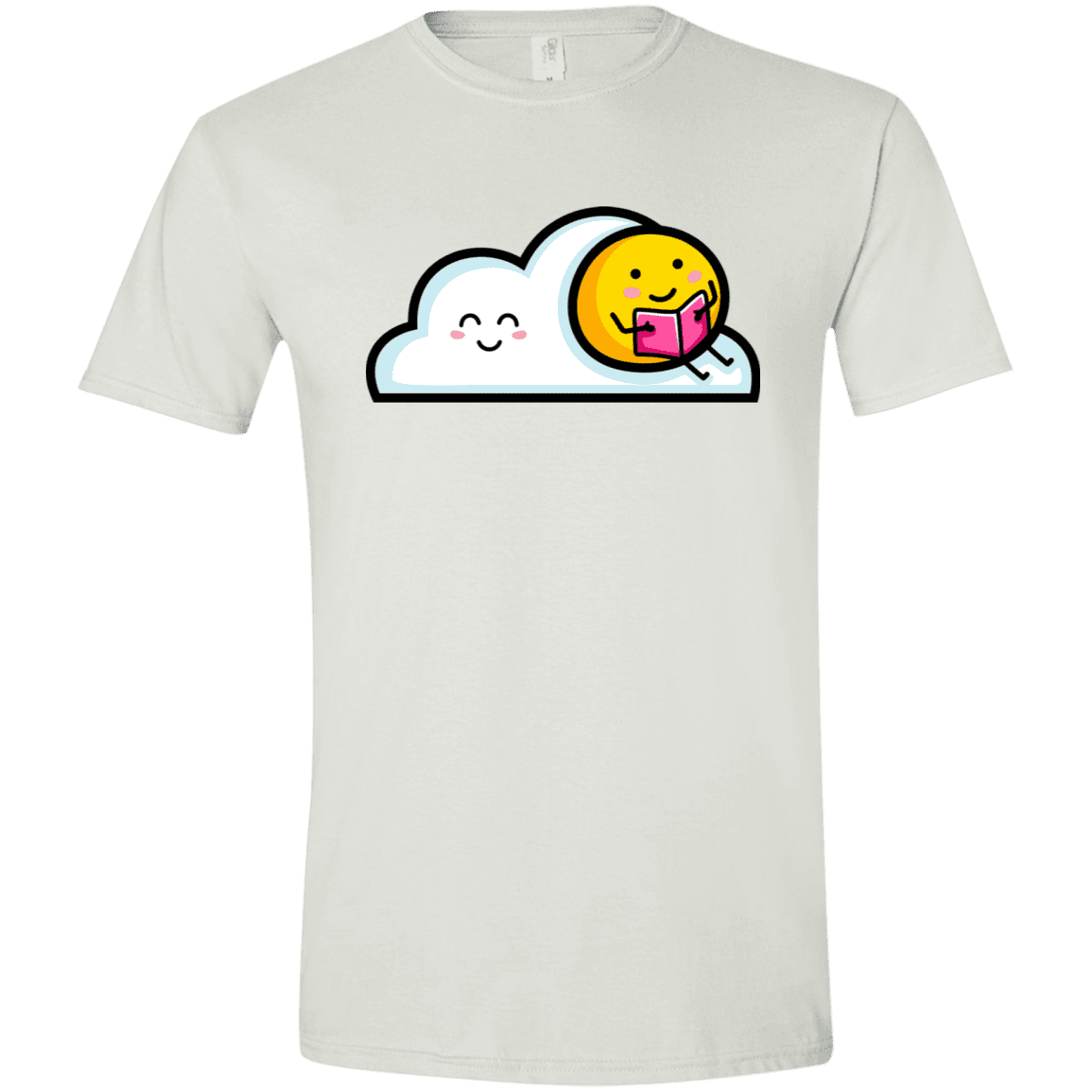 T-Shirts White / X-Small Kawaii Love Summer Reading Men's Semi-Fitted Softstyle