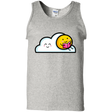T-Shirts Ash / S Kawaii Love Summer Reading Men's Tank Top