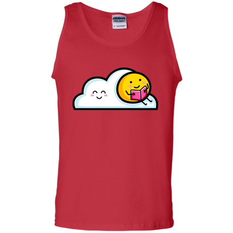 T-Shirts Red / S Kawaii Love Summer Reading Men's Tank Top