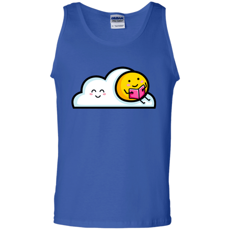 T-Shirts Royal / S Kawaii Love Summer Reading Men's Tank Top