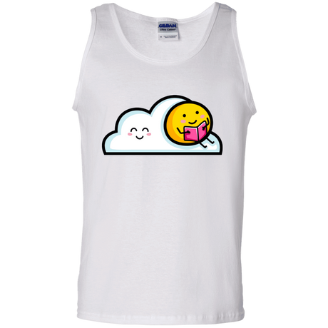 T-Shirts White / S Kawaii Love Summer Reading Men's Tank Top