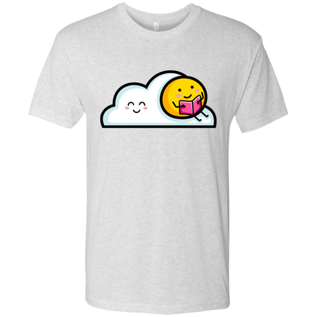 T-Shirts Heather White / S Kawaii Love Summer Reading Men's Triblend T-Shirt