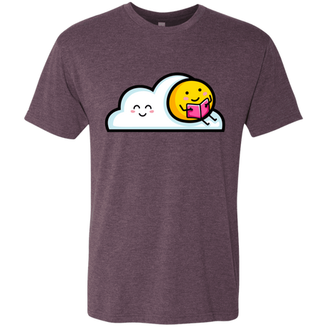T-Shirts Vintage Purple / S Kawaii Love Summer Reading Men's Triblend T-Shirt