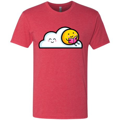 T-Shirts Vintage Red / S Kawaii Love Summer Reading Men's Triblend T-Shirt