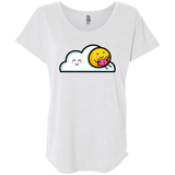 T-Shirts Heather White / X-Small Kawaii Love Summer Reading Triblend Dolman Sleeve