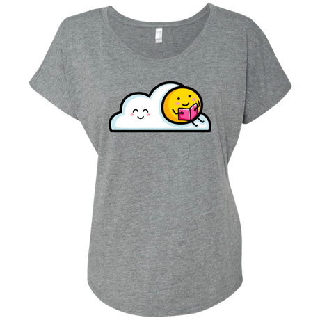 T-Shirts Premium Heather / X-Small Kawaii Love Summer Reading Triblend Dolman Sleeve