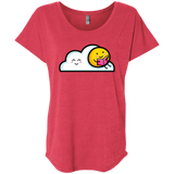 T-Shirts Vintage Red / X-Small Kawaii Love Summer Reading Triblend Dolman Sleeve